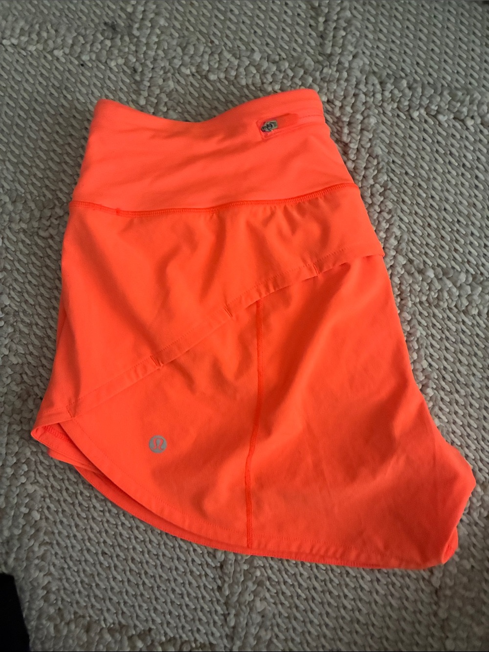 lululemon athletica Women's Bright Orange Athletic Skort